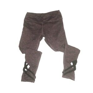 ✨️4 For $20✨️ Maurices inMotion leggings Womens M purple criss cross black ankle